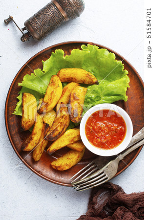 fried potato fried potato 61584701