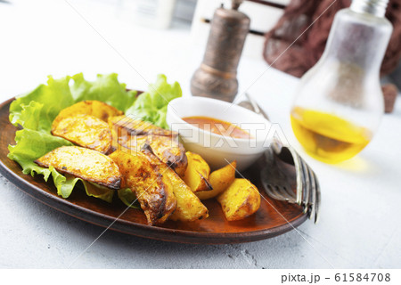 fried potato fried potato 61584708