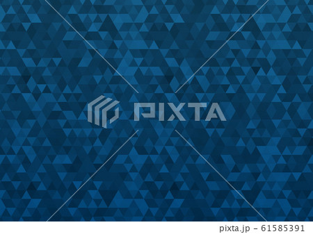モザイク背景素材　クラシックブルー 61585391