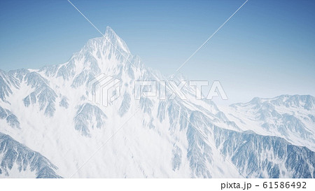 Alpine Alps Mountain Landscapeのイラスト素材