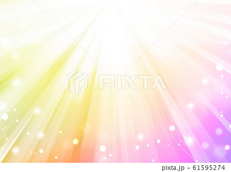 ピンク色の放射線 61595274