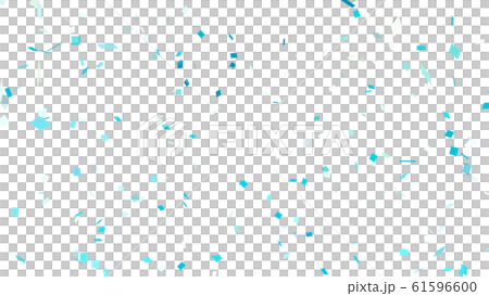 CGスクエア 多数の四角形の紙吹雪 CGスクエア 多数の四角形の紙吹雪 61596600