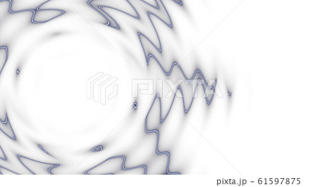 CGレーザー　波打つレーザー光 61597875