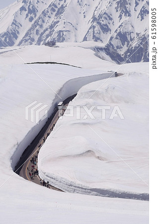 立山アルペンルート 雪の大谷 立山アルペンルート 雪の大谷 61598005
