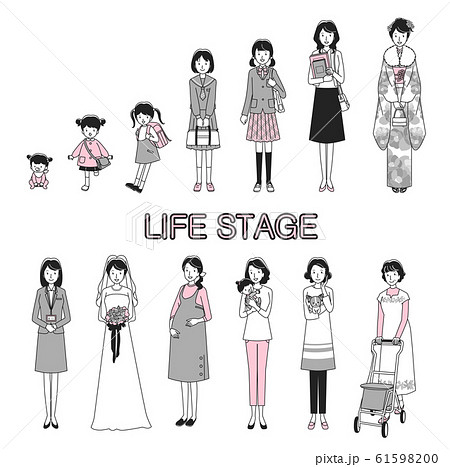 ライフステージ　女性 61598200