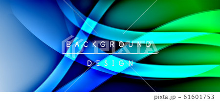 Dynamic trendy fluid color gradient abstract background with flowing wave lines. Vector Illustration Dynamic trendy fluid color gradient abstract background with flowing wave lines. Vector Illustration 61601753
