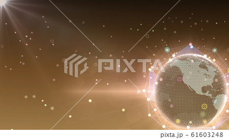地球 宇宙 世界 ワールド デジタル ネットワーク テクノロジー アメリカ, 北米 地球 宇宙 世界 ワールド デジタル ネットワーク テクノロジー アメリカ, 北米 61603248