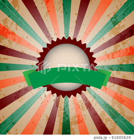 Vintage Sunburst Background. 61605629