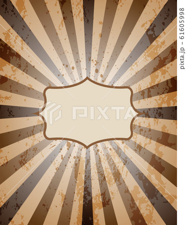 Vintage Sunburst Background. 61605998