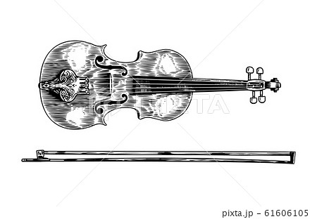 Violin Drawing - How To Draw A Violin Step By Step