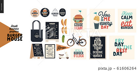 Burger house - small business graphics - shop 61606264