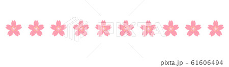 桜の花ライン 61606494