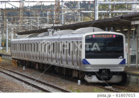黒磯駅に停車中の東北本線E531系3000番台（未更新車） 61607015
