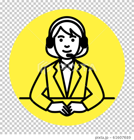 コールセンター 女性 コールセンター 女性 61607689