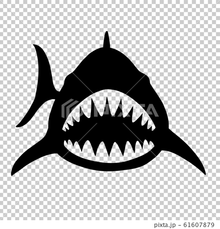 サメのシルエットのイラスト素材 61607879 Pixta