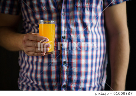 diet breakdown. overweight man drink orange soda diet breakdown. overweight man drink orange soda 61609337
