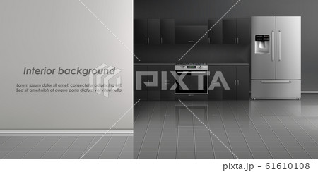 mockup of kitchen room interior 61610108