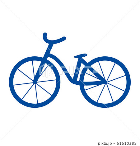 シンプルでかわいいオランダの自転車のイラストのイラスト素材 61610385 Pixta