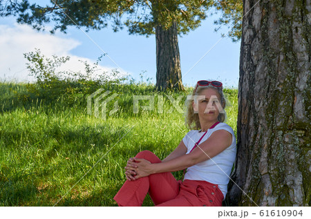 Relaxing and enjoying nature Relaxing and enjoying nature 61610904