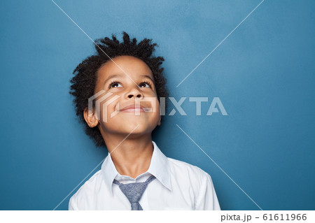 Happy kid school boy portrait. Little child boy 61611966