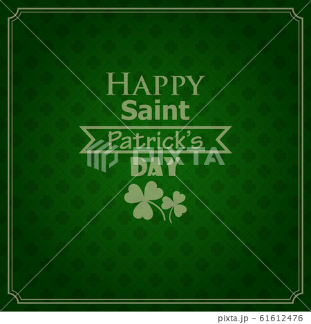 vector seamless green background for Saint Patrick's day 61612476