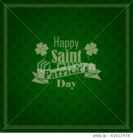 vector seamless green background for Saint Patrick's day 61612478