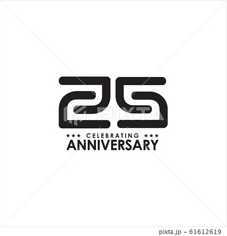 25th year celebrating anniversary emblem logo 25th year celebrating anniversary emblem logo 61612619