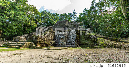 Lamanai archaeological reserve mayan Mast Temple 61612916