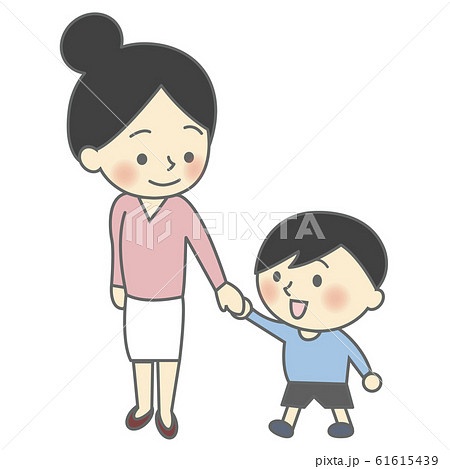 お母さん　子ども 61615439