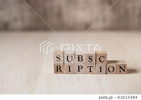 SUBSCRIPTION サブスクリプション 定額課金 61615484
