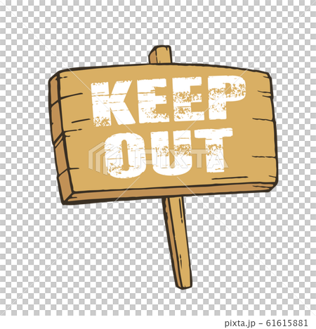 keep out sign clipart arc