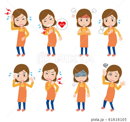 女性　更年期障害　更年期　症状　セット 61616105