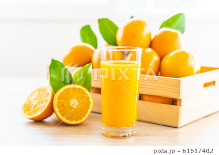 Fresh orange juice for drink in bottle glass Fresh orange juice for drink in bottle glass 61617402