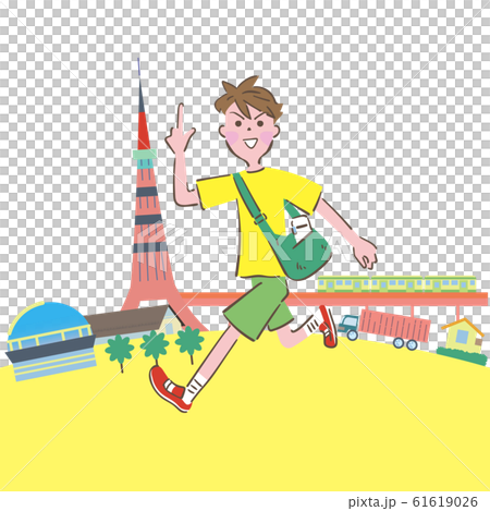 Fun going out illustration - Stock Illustration [61619026] - PIXTA
