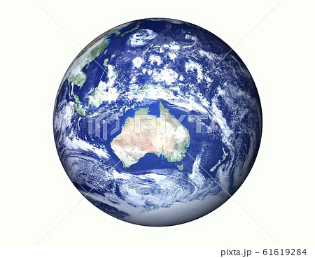 地球 オーストラリア ニュージーランドのイラスト素材 [61619284] - PIXTA