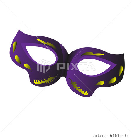 Mardi Gras theater mask icon 61619435
