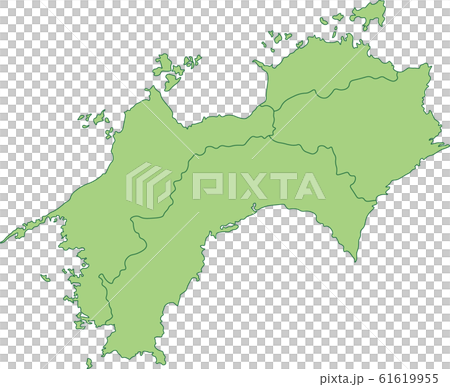 Shikoku region map 61619955