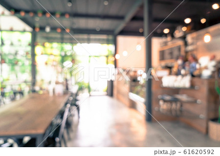 abstract blur in cafe for background 61620592