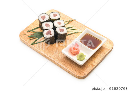 red snapper maki sushi- japanese food style 61620763
