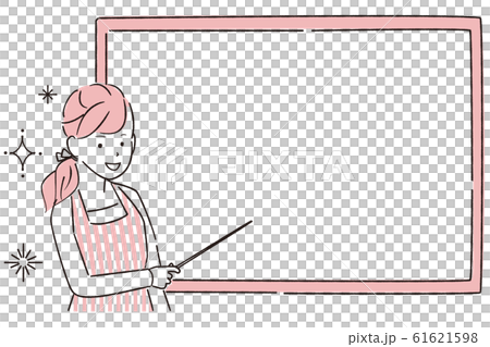 手繪1color圍裙女人研討會 61621598