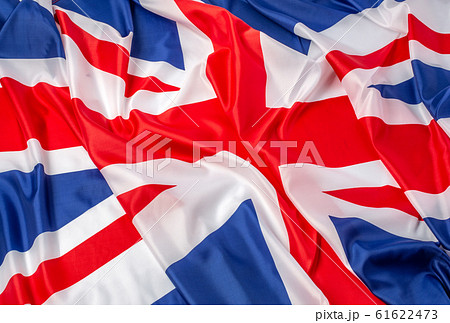 British flag - fabric background 61622473
