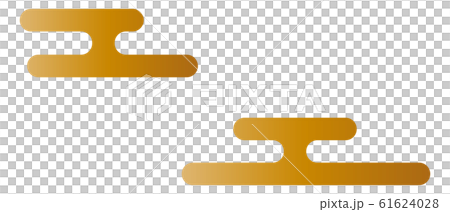 和風の雲のイラスト素材