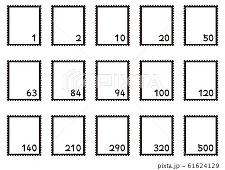 切手セットのイラスト素材