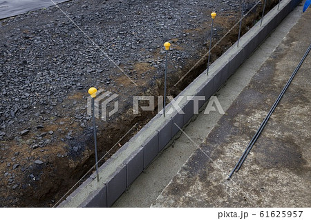 ブロック塀工事 61625957