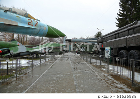 Military equipment in the open air museum. Moscow, 61626938