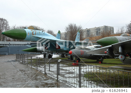 Military equipment in the open air museum. Moscow, 61626941