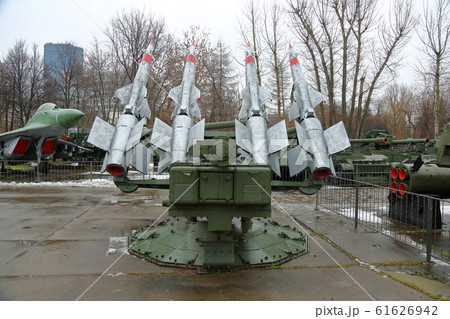 Military equipment in the open air museum. Moscow, 61626942