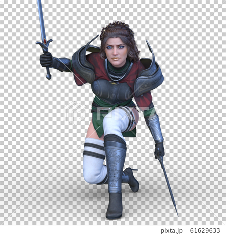 戦う女戦士 61629633