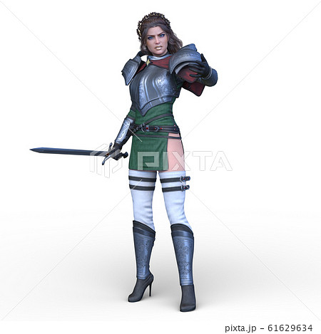 戦う女戦士 61629634