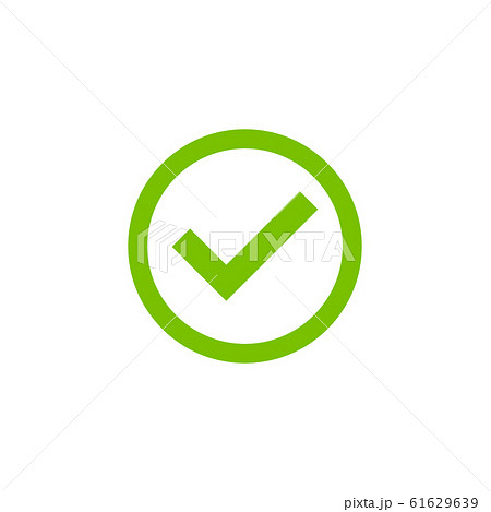 Check mark icon simple design 61629639